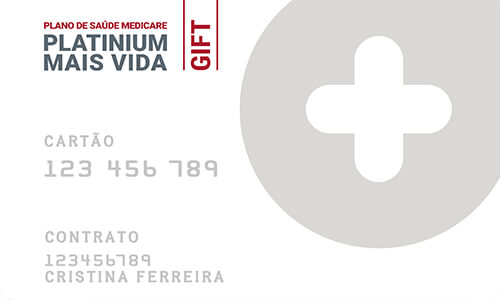 Cartão Platinium Mais Vida Gift